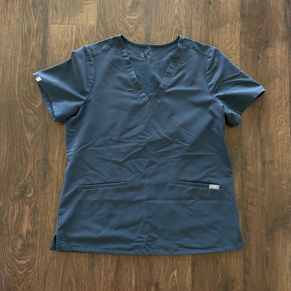 Figs Navy scrub top - Picture 1 of 1